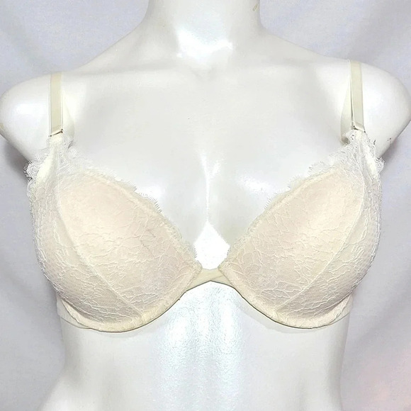 38DD Gilligan & O'Malley High Apex Push Up Underwire Bra Almond Cream NWT New w - Picture 1 of 6